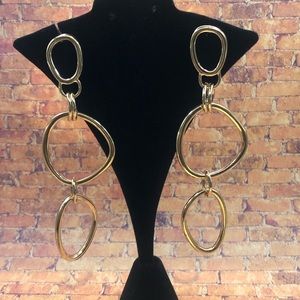 Dangle Circle Earrings